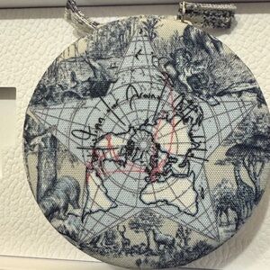 Dior Blue and White Jewelry Pouch